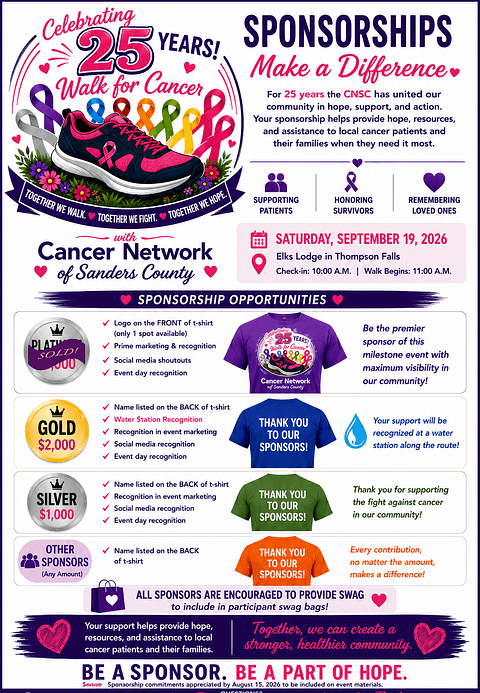 Cancer Walk Sponsor Image